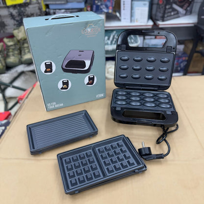 Uakeen 3-IN-1 Sandwich Maker ZL-409