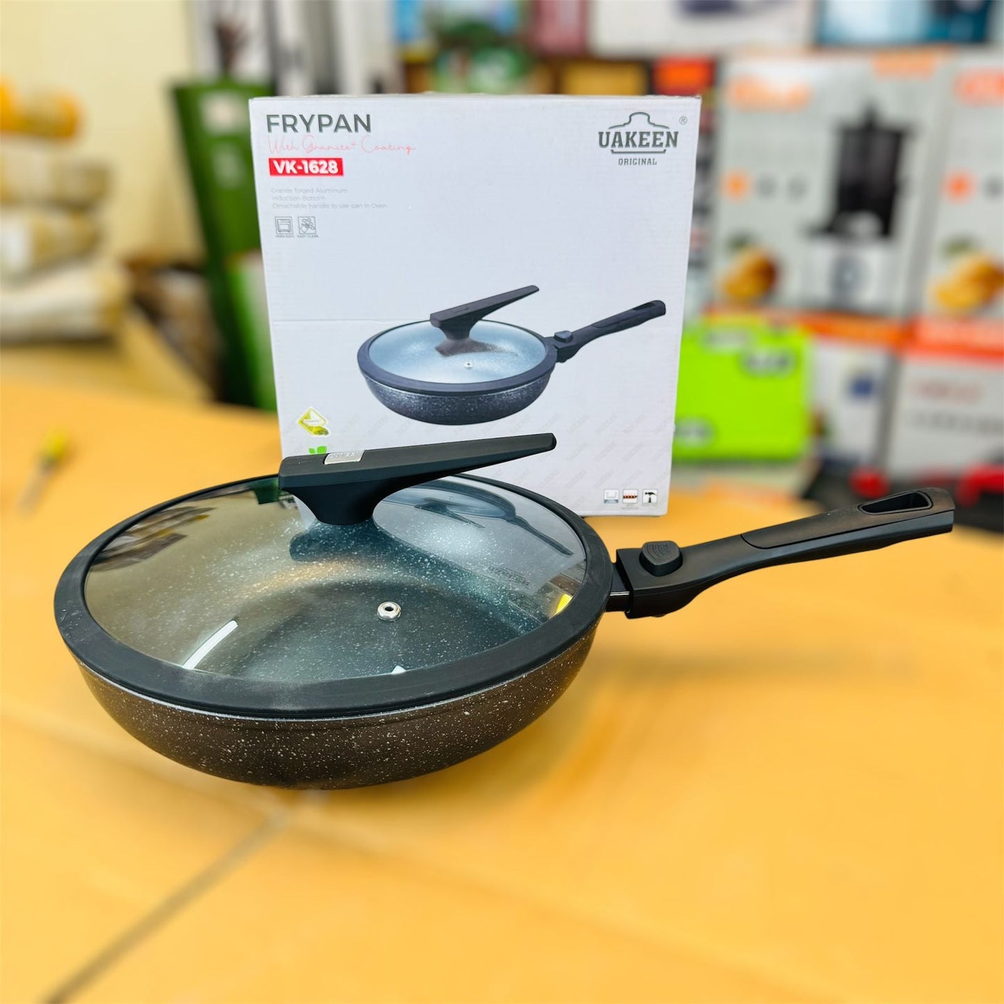uakeen germany granite 28cm fry pan vk-1628