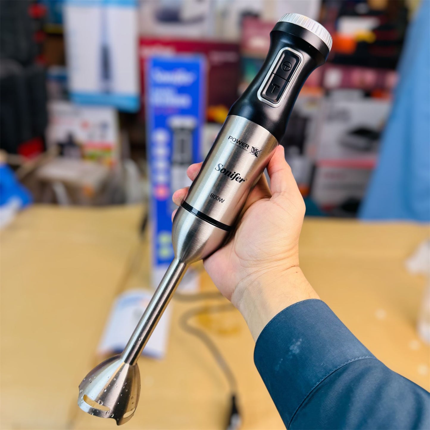 sonifer stainless steel hand blender