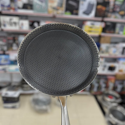 Etched Honeycomb Non-Stick Stainless Steel Frying Pan - 24cm, 26cm, 28cm, 30cm