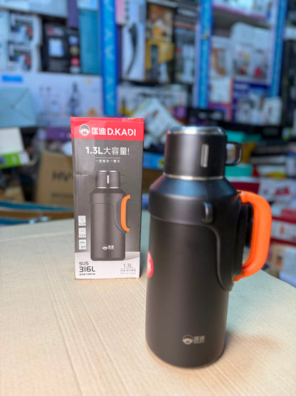 D.KADI SUS 316L Vacuum Flask 1.3L Medical Grade