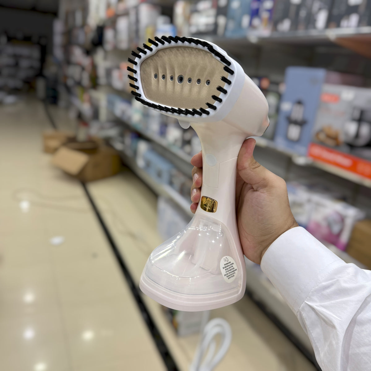 Vixter Handheld Garment Steamer with LED Display - 1900W Portable Clothes Steamer, 2-Year Warranty