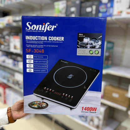 Sonifer Induction Cooker SF-3048 - 1400W Sensor Touch, Timer Function