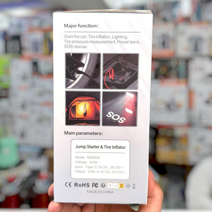 Imported Jump Starter & Tire Inflator MC6635