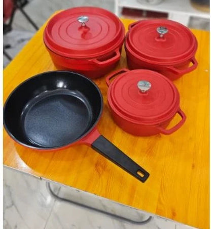 Uakeen Germany Induction Die-Cast Granite Cookware Set 7pcs VK-21