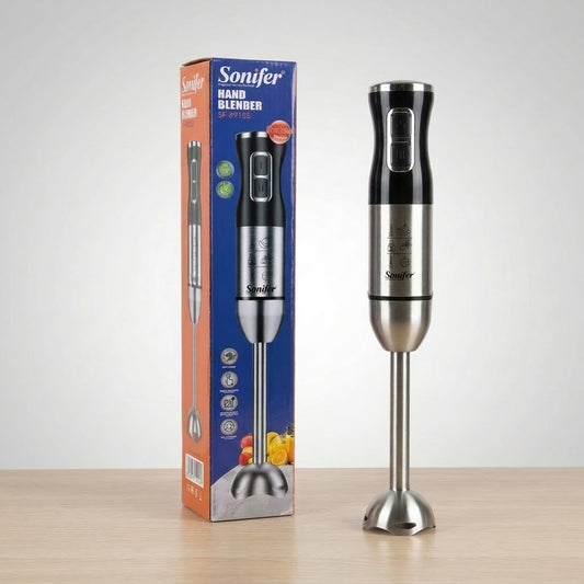 Sonifer Stainless Steel Hand Blender - Stick Blender for Soups, Smoothies & Sauces