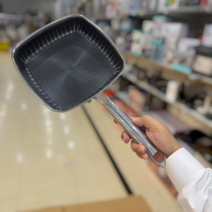 Square Honeycomb Non-Stick Fry Pan