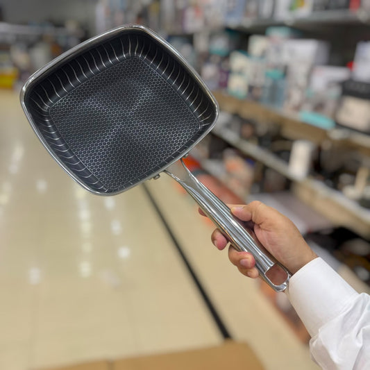 Square Honeycomb Non-Stick Fry Pan