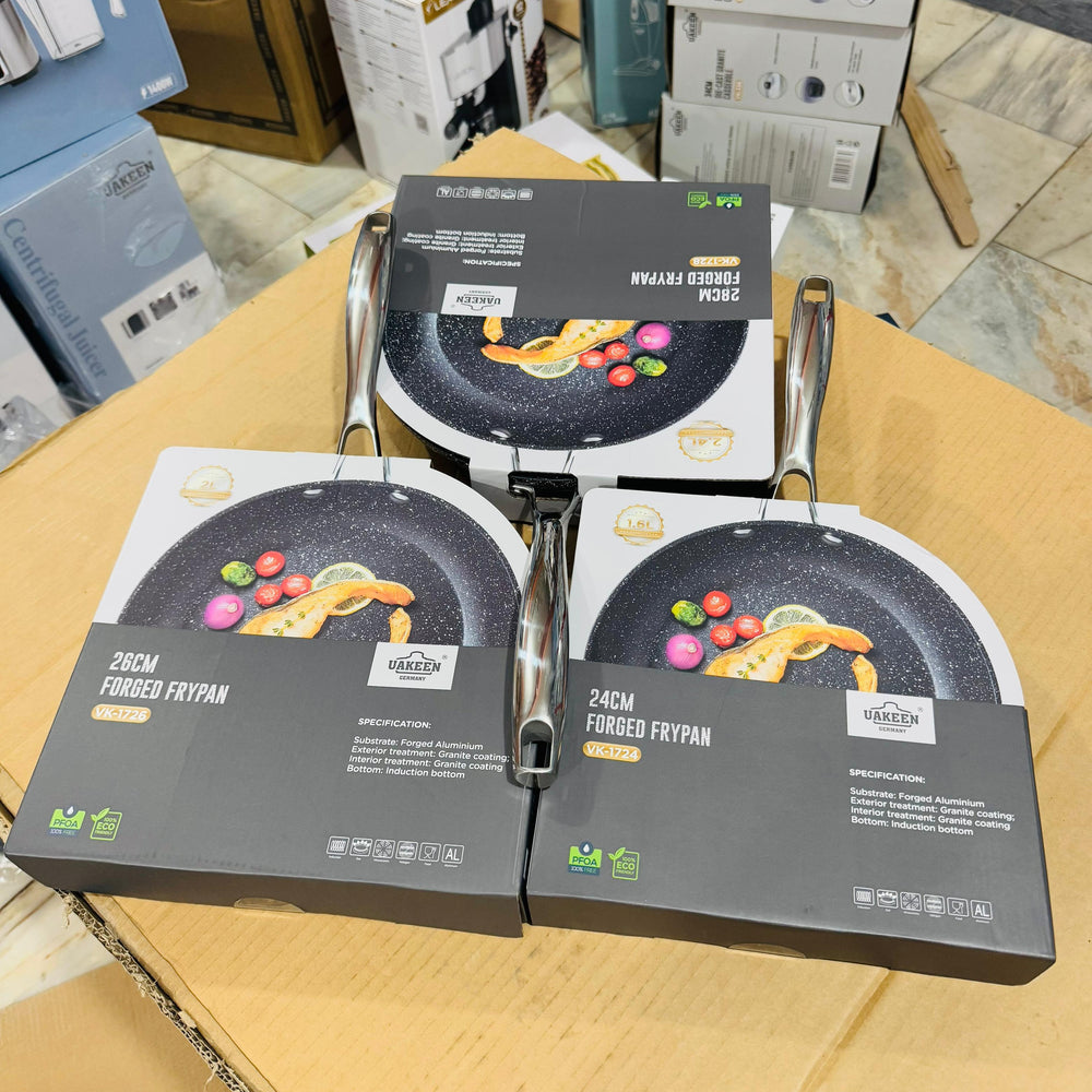 Uakeen Forged Aluminum Frypan with SS Handle