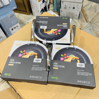 Uakeen Forged Aluminum Frypan with SS Handle