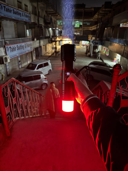 Multiple Functions Haggai Torch | Rechargeable LED Flashlight with Multi-Use Features