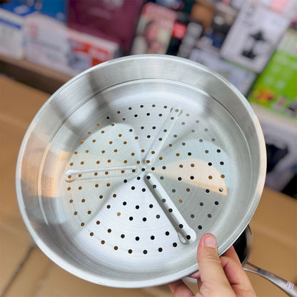 lot imported lesser coating deep fry pan 32CM food stamer