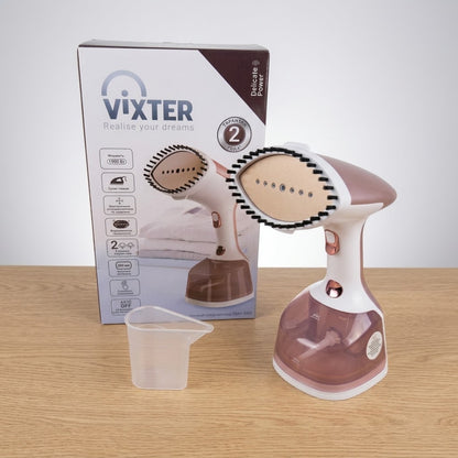 Vixter Handheld Garment Steamer - 1900W Portable Clothes Steamer with Dry Ironing, 2-Year Warranty