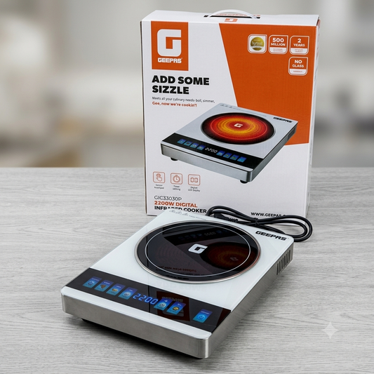 Geepas Digital Infrared Cooker GIC33030P 2200W