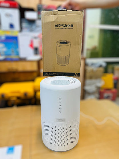 AI air purifier & air sterilizer with UV