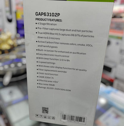 Geepas air purifier GAP 63102P