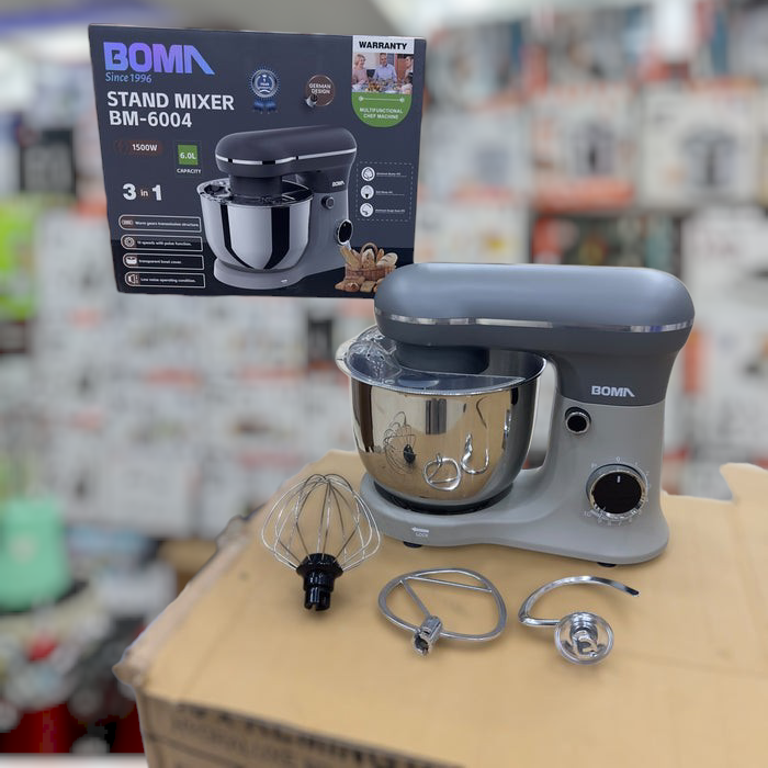 Boma 3 in 1 Stand Mixer 6L BM-6004