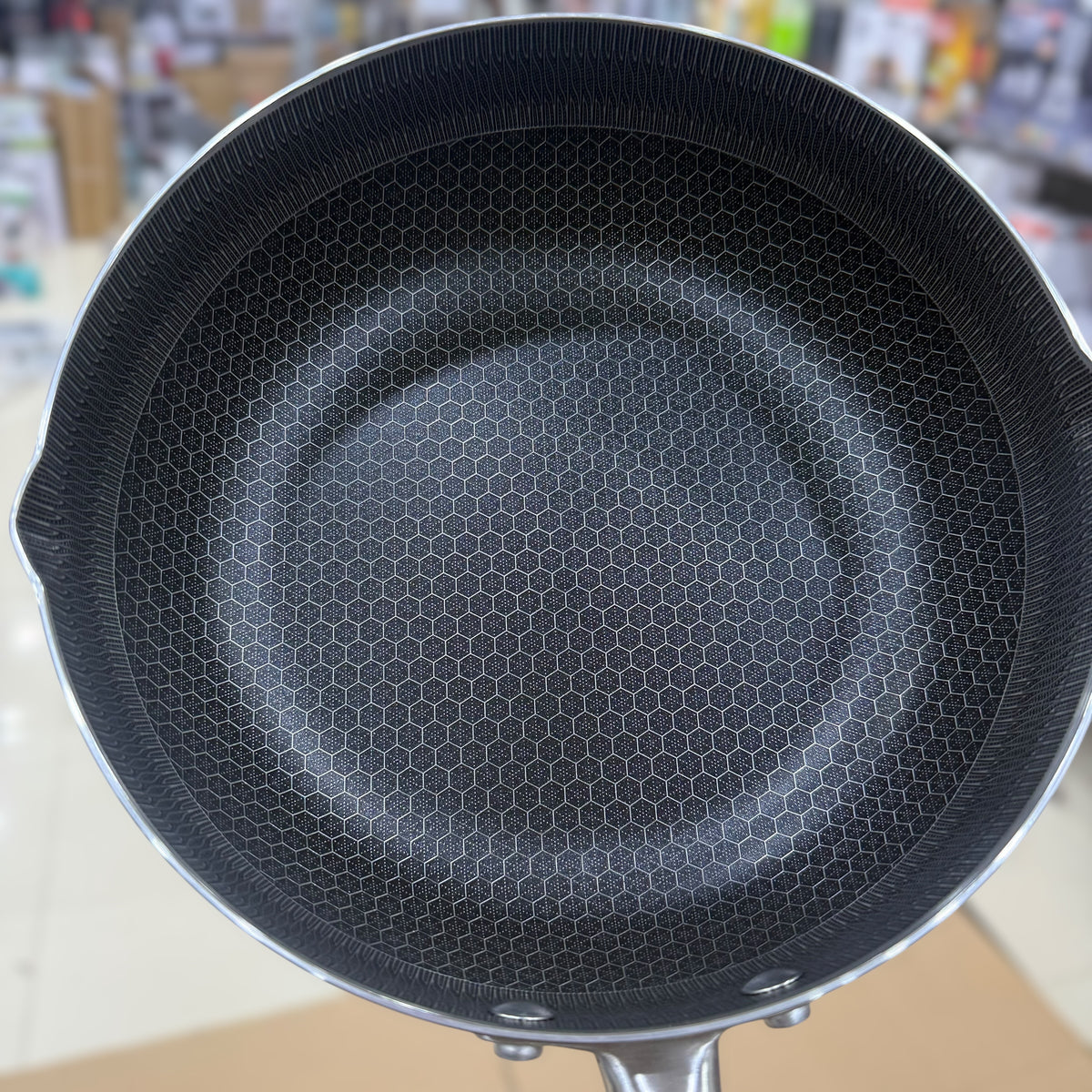 Premium Honeycomb Non-Stick Stainless Steel Frying Pan - 24cm, 26cm, 28cm, 30cm