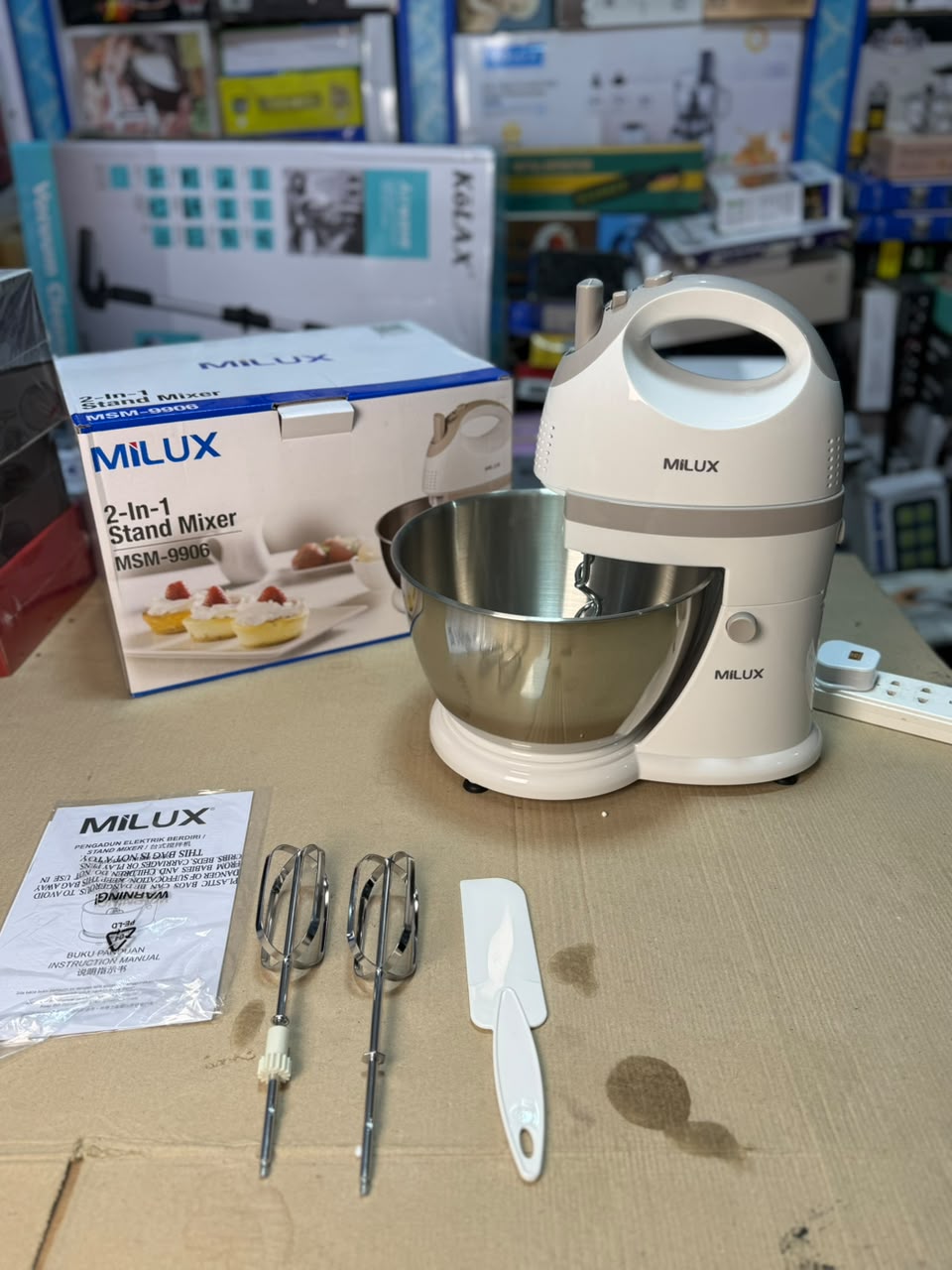 MILUX 2-in-1 Stand Mixer MSM-9906