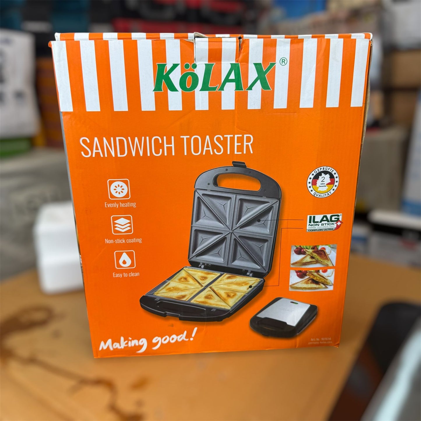 kolax germany 8 slices sandwich maker