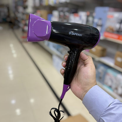 Safeway Lightweight Hair Dryer - Smooth Drying, 1800W DC Motor