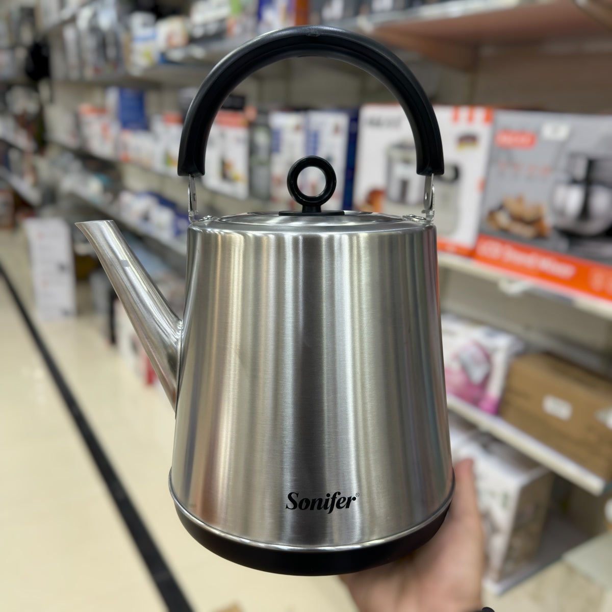 Sonifer Electric Kettle SF-2145 - 5.0L Capacity, 2200W, Stainless Steel
