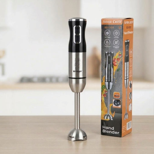 Stainless Steel Hand Blender SC-1151 - Stick Blender for Soups, Smoothies & Sauces