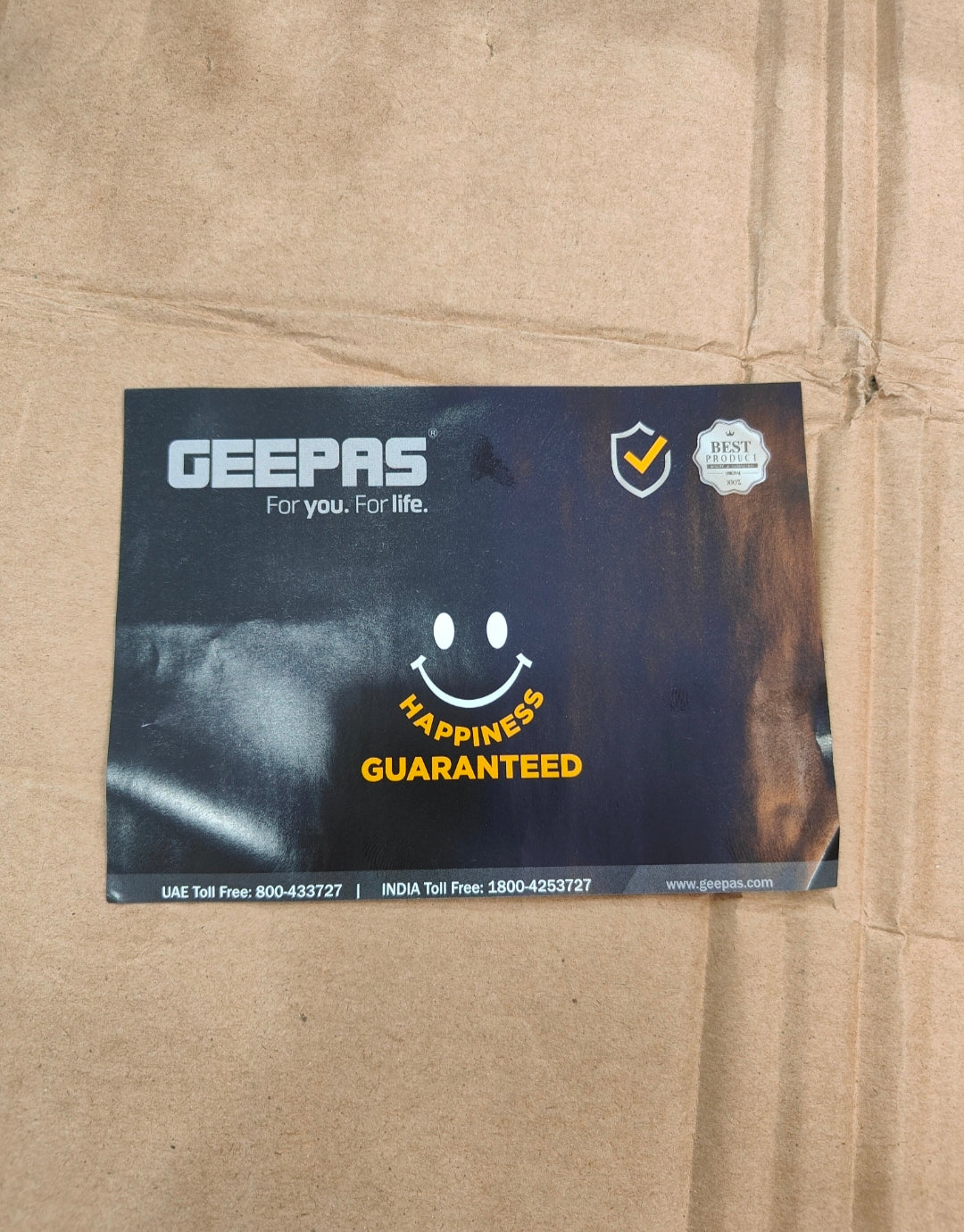 Geepas Electric Water Heating Faucet GWF61222P