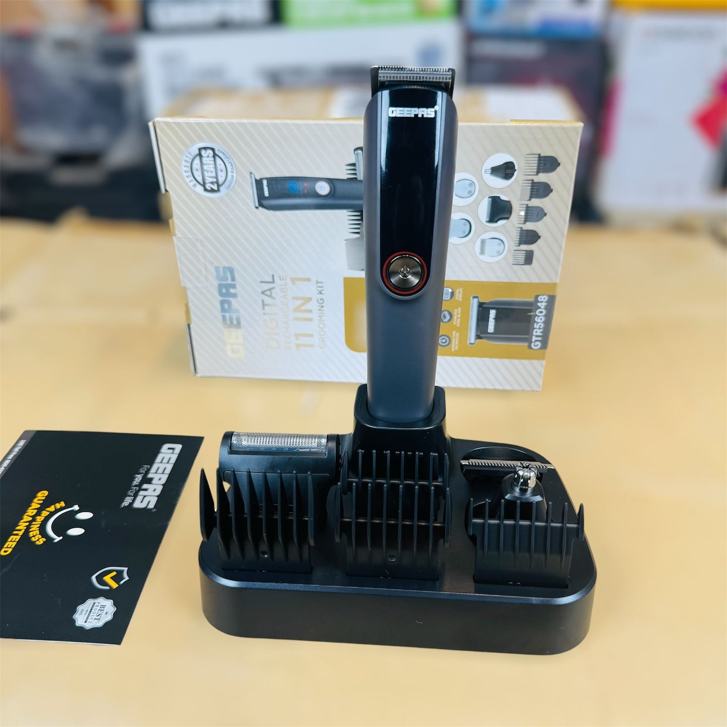 Geepas rechargeable 11 in 1 grooming kit 56048