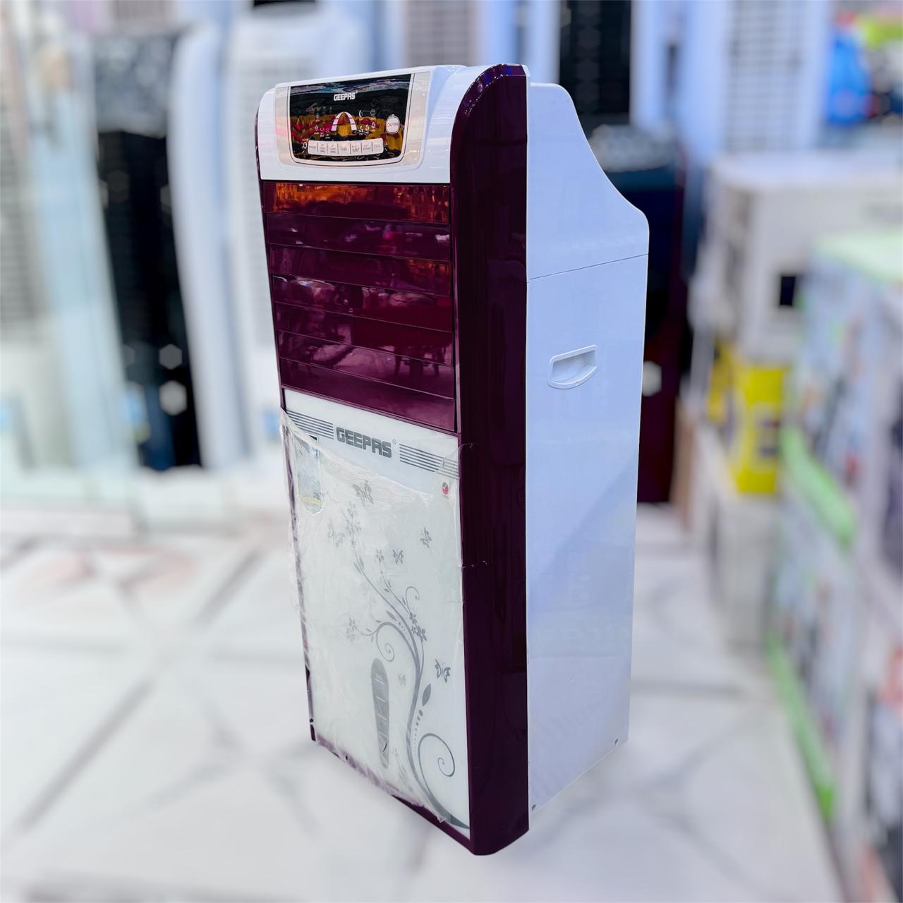 Geepas Tower Air Cooler With Remote & LED Screen Control