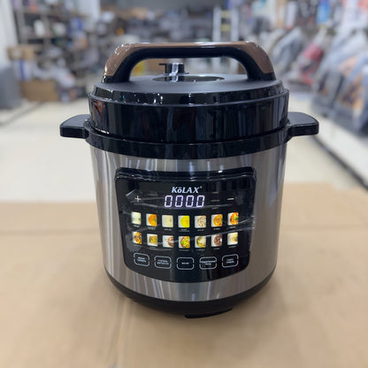 KOLAX Digital Electric Pressure Cooker 91561 - Touch Control, One-Touch Cooking Presets