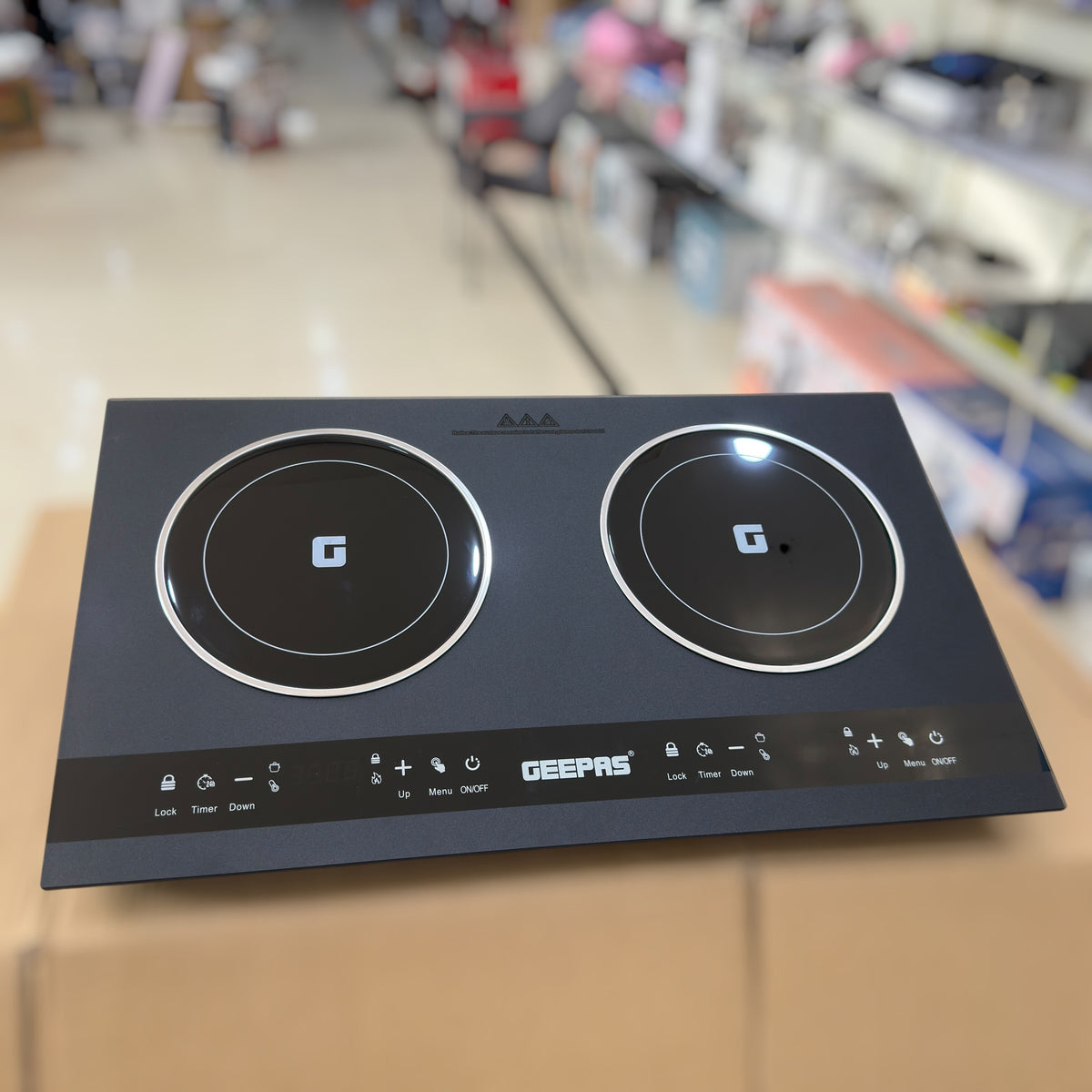 Geepas Digital Infrared Cooker GIC6135P Double Burner