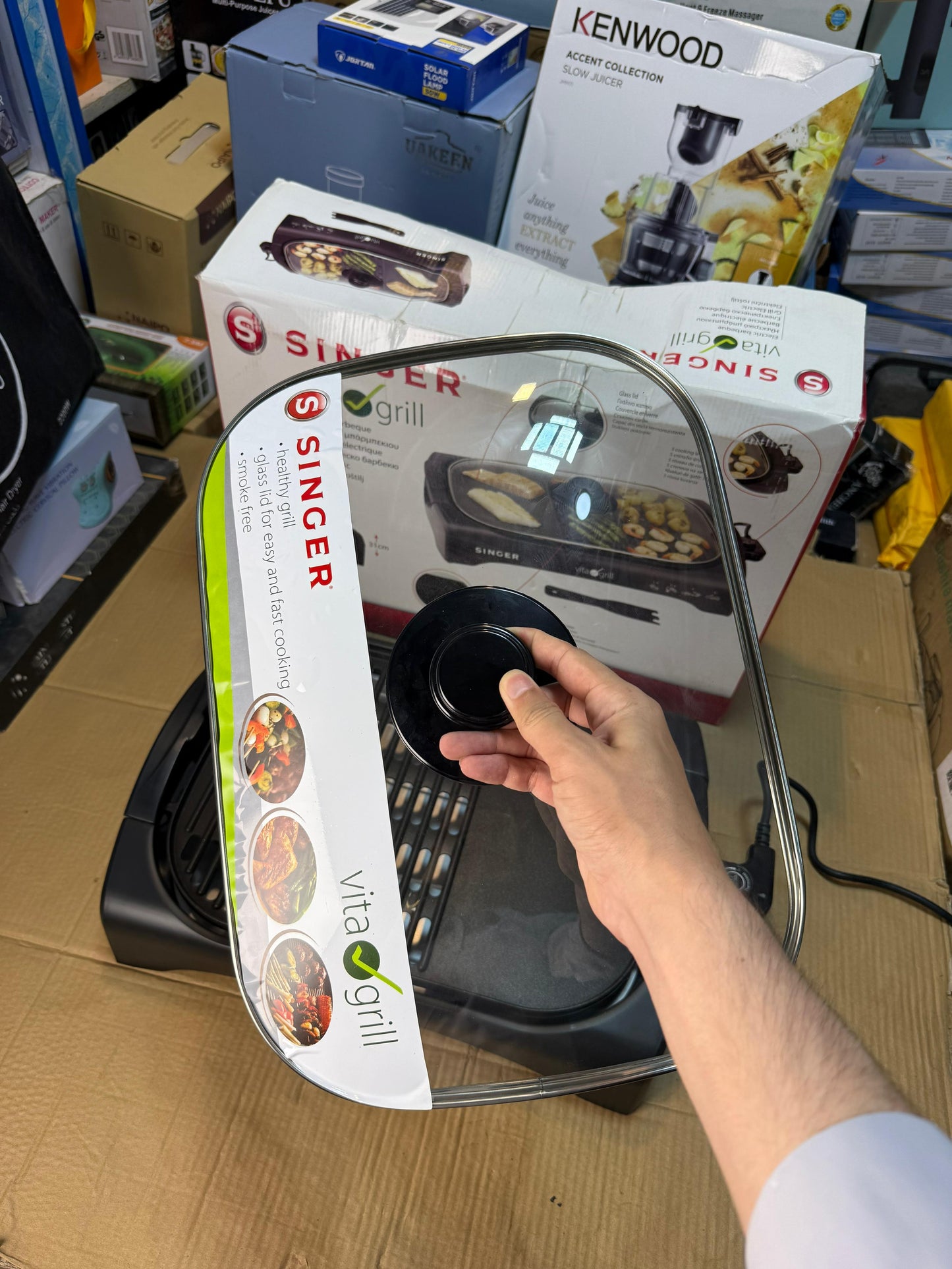 Electric grill maker Large size