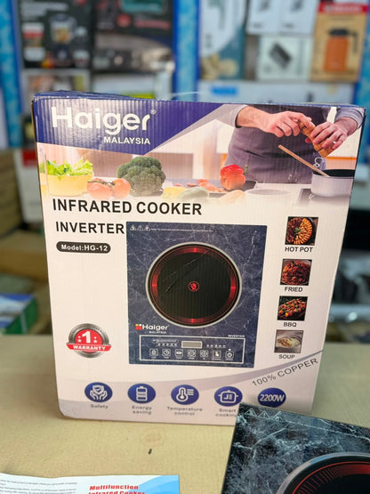 Haiger HG-12 Infrared Cooker Inverter 2200W