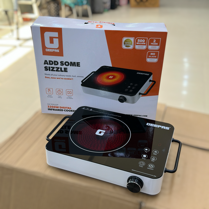 Geepas Digital Infrared Cooker GIC33022P 2200W