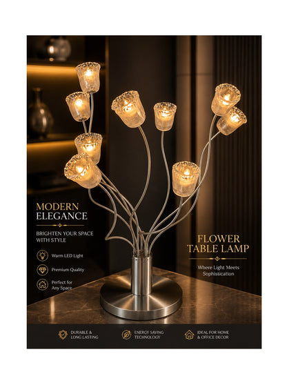 Flower Table Lamp - Modern LED Decorative Lamp