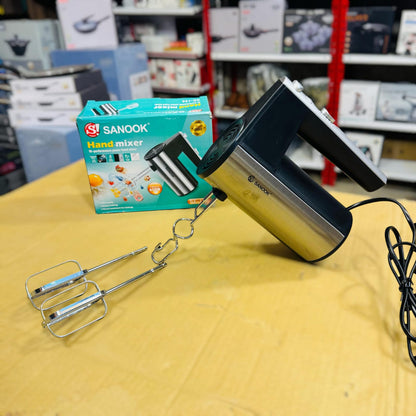 Sanook Hand Mixer SE-135 – 7 Speed Handheld Mixer with Stainless Steel Beaters