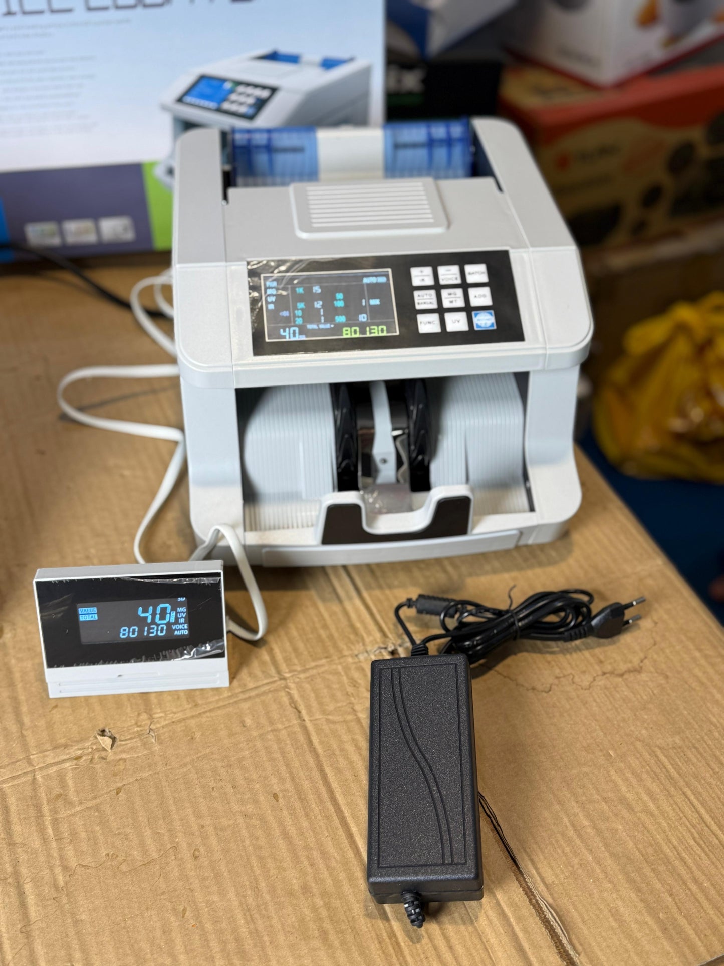 Mix value Bill counter mechine &  Rechargeable