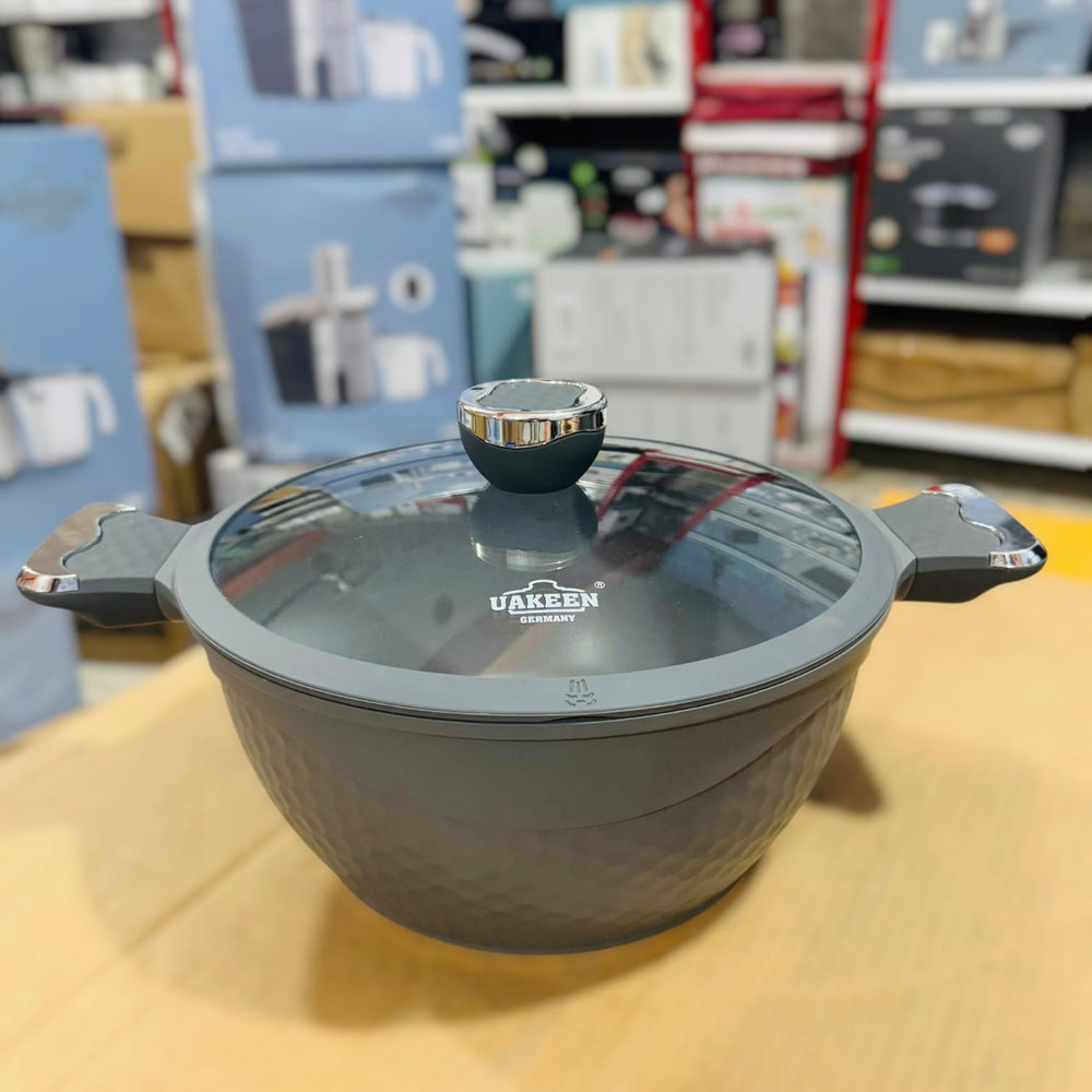 Uakeen Germany Induction Die-Cast Granite Cookware Set 10pcs VK-1408