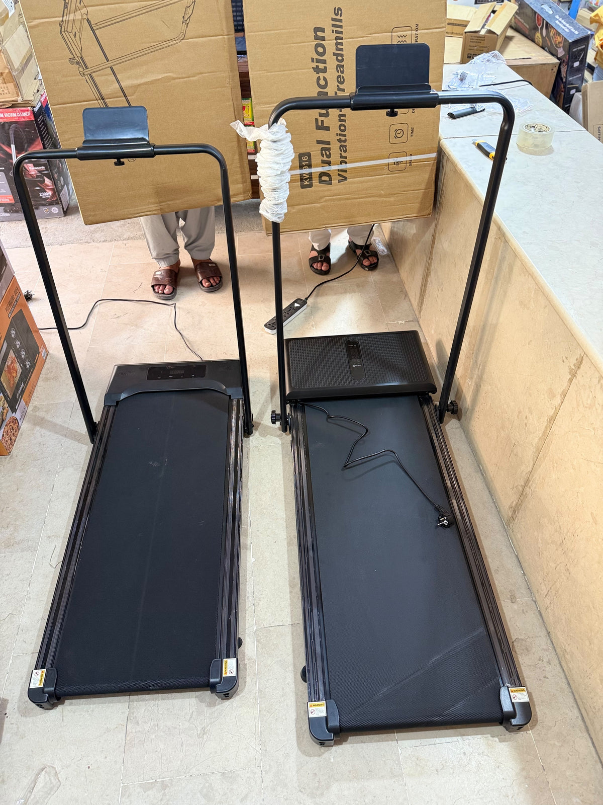 Foldable Treadmill - Single Walking Treadmill or 2-in-1 with Vibration Plate (KW921 / KW916)