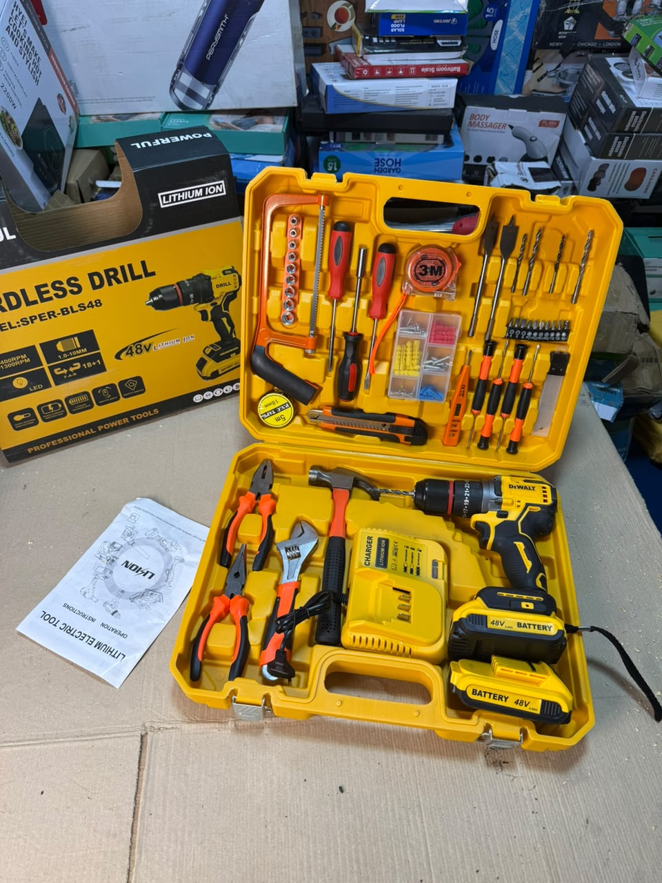DeWalt Cordless Drill Set SPER-BLS48 48V