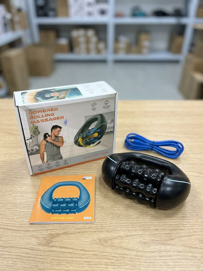 Powered Rolling Massager - USB Rechargeable Deep Tissue Roller