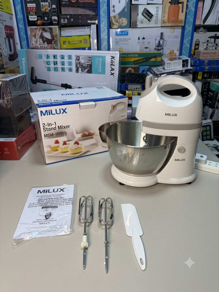 MILUX 2-in-1 Stand Mixer MSM-9906