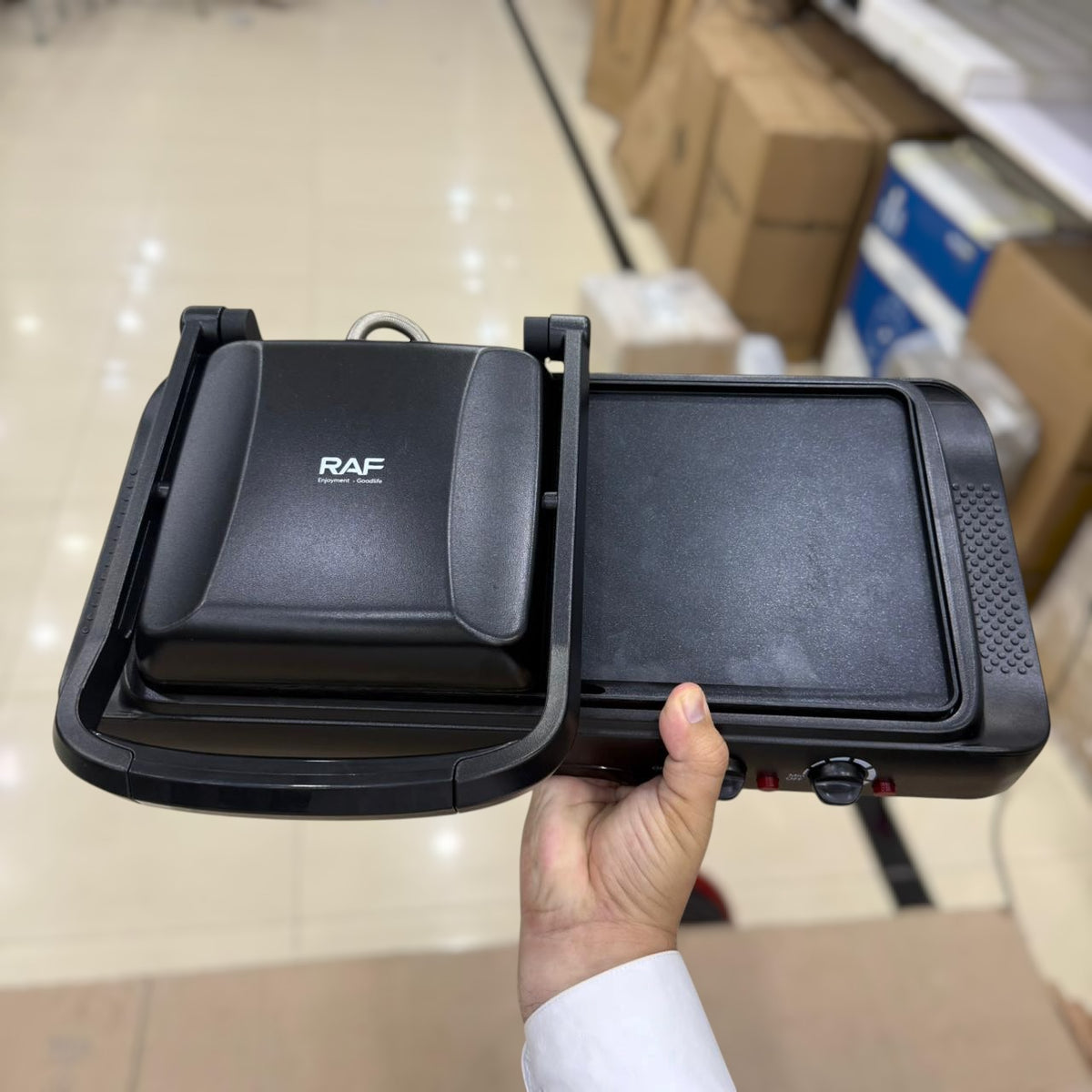 2 in 1 grill griddle plate price in Pakistan