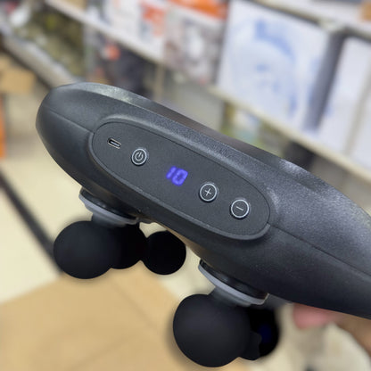 Blueidea Six Head Fascia Gun BLD-660 - Dual Handle USB Rechargeable Massager