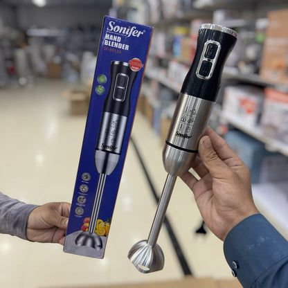 Sonifer Stainless Steel Hand Blender - Stick Blender for Soups, Smoothies & Sauces