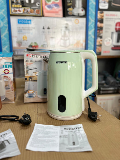 Sovio Electric Kettle – Fast Boil Stainless Steel Kettle for Home & Office