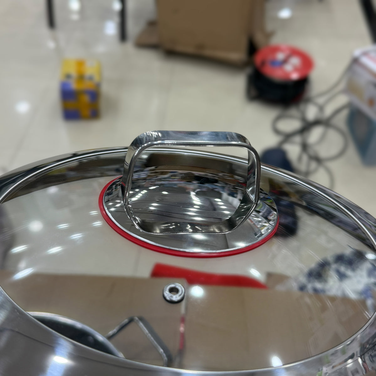 Stainless Steel Honeycomb Non-Stick Wok Pan with Lid - 32cm, 34cm, 36cm