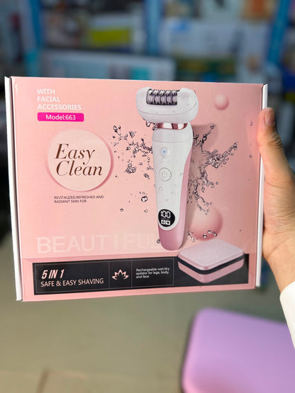 5 in 1 Easy Clean Beauty Care Kit Model 663