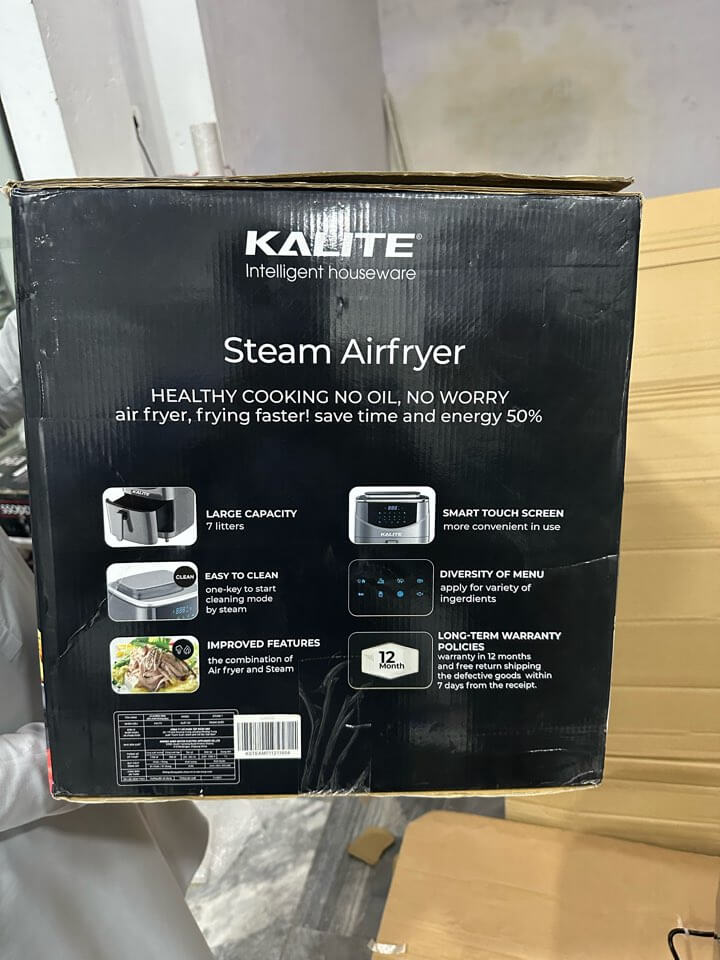 Kalite Genuine XXL 7L Digital Steam Air Fryer